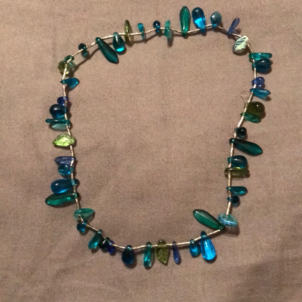 Glass beaded bracelet
